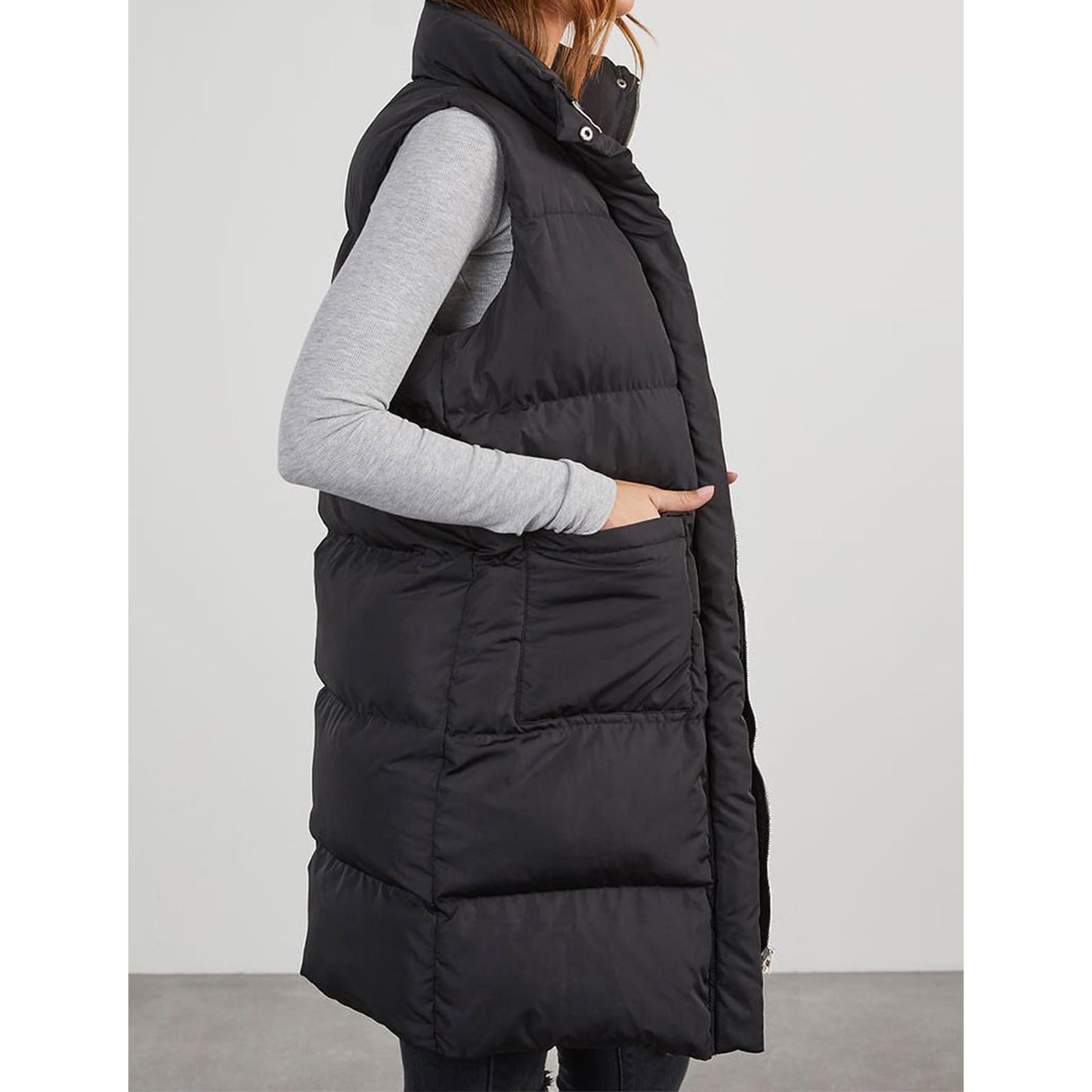 Korean Sleeveless Down Vest Autumn Winter Warmth