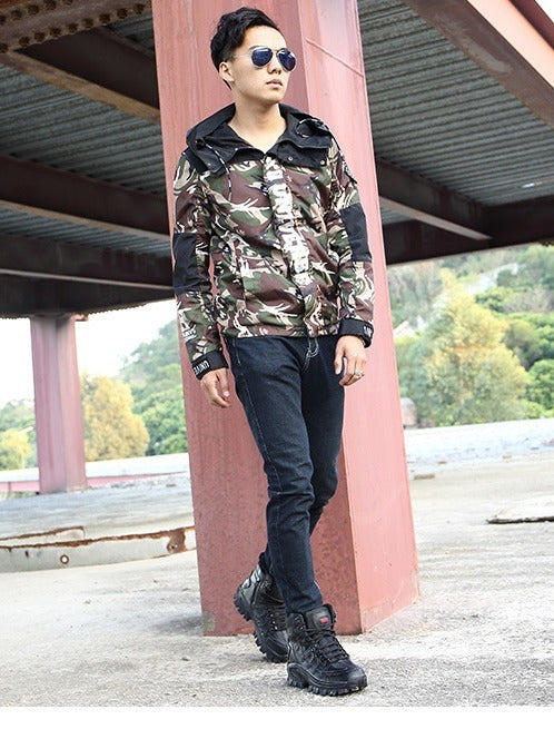 Unisex High-Top Military Combat Boots | Suede Hiking, Camping & Tactical Outdoor Boots