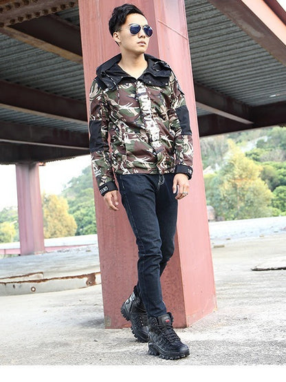 Unisex High-Top Military Combat Boots | Suede Hiking, Camping & Tactical Outdoor Boots