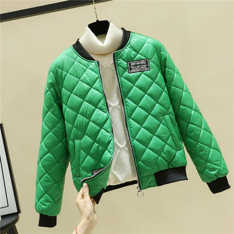Korean-Inspired Slim-Fit Cotton Puffer Jackets – Coats Outfits Women & Chic Transitional Layering