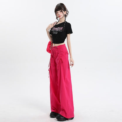 Baggy Wide Leg Women Cargo Pants