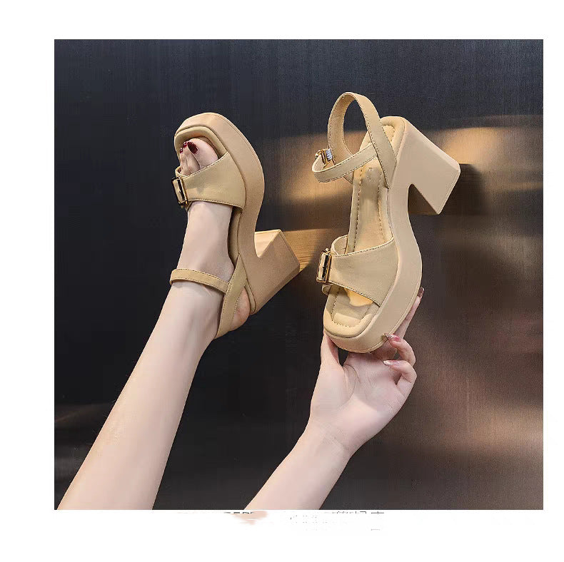 New Platform Heel Women Fashion Wedges Gladiator Sandals