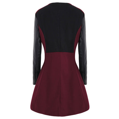 Women’s Loose Stitching Windbreaker Jacket – Jacket Outfit Women & Casual Everyday Layering