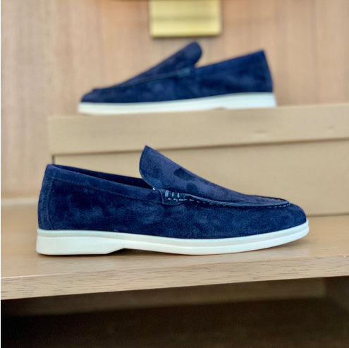 Flat Sole Simple Genuine Leather Casual Womens Shoes