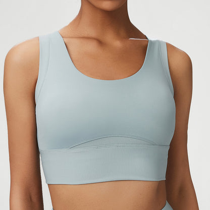 Shockproof Vest Sports Bra – Full Coverage & Wire-Free Support
