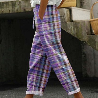 Women’s High Waist Casual Loose Pocket Trousers – Relaxed Everyday Streetwear Pants