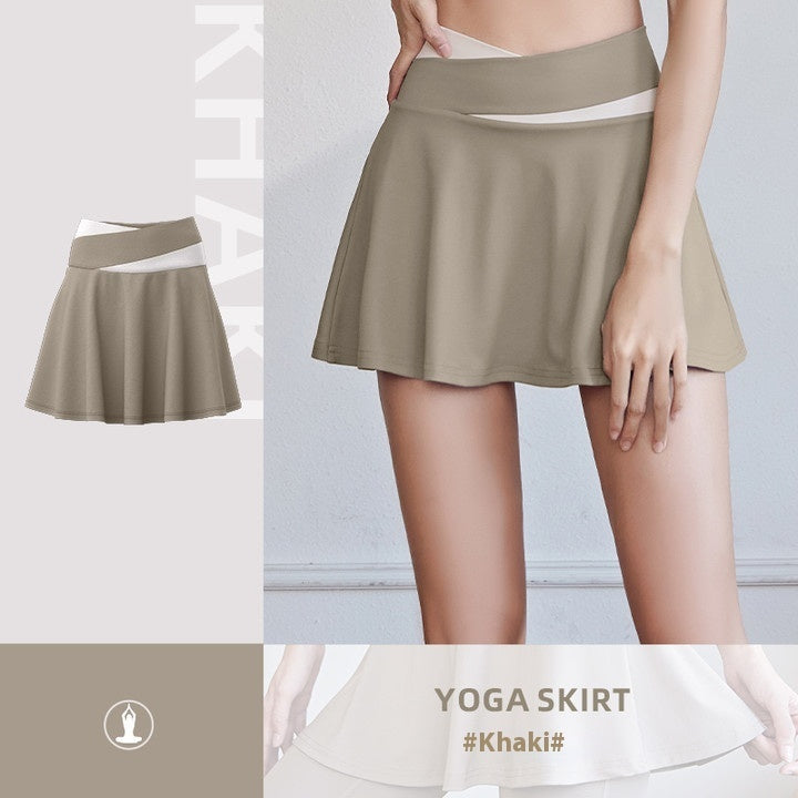 Skorts Quick Drying Fitness Skirt Built In Shorts Active Trend