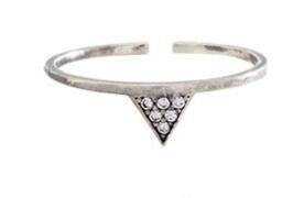 925 Sterling Silver Adjustable Ring – Vintage Minimalist Jewelry for Women & Girls