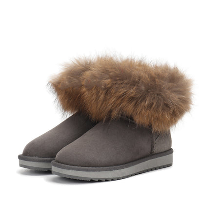 Casual Furry Softener Warm Snow Boots For Women