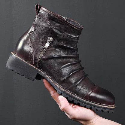 Chic European-Inspired Martin Boots for Women | PU Leather Street Style Boots