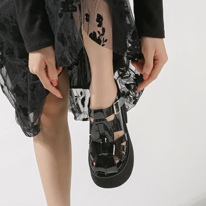 New Season Design High Heel Chunky Platform Women Slippers