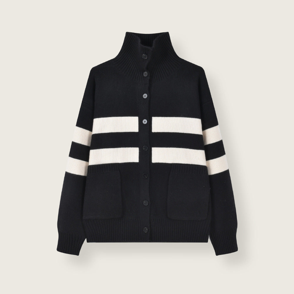 Cozy Chic: Loose Knitted Cardigan for Effortless Everyday Style