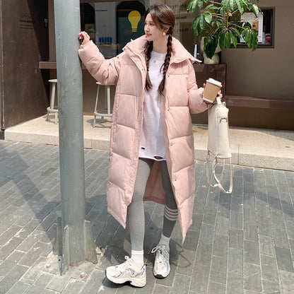 New Female Winter Style Stand Collar Cotton Filling Coats
