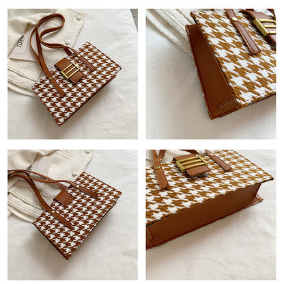 Women's Underarm Tote Bag PU Medium Horizontal Street Style 2025 Trend