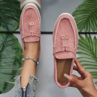 Candy Color Summer Loafers Slip On Moccasins For Women
