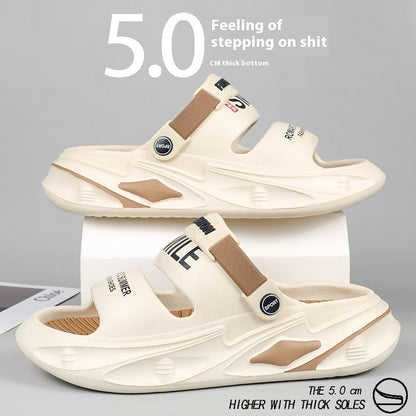 Women Men Thick Soft Sole Simple Look Summer Slippers