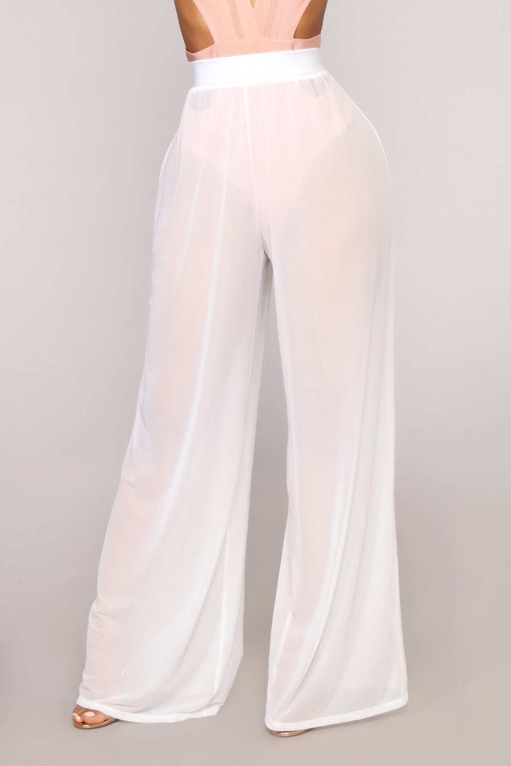 Strapless Top Wide Leg Pant Two Pieces Sexy Tracksuit Style Jumpsuits