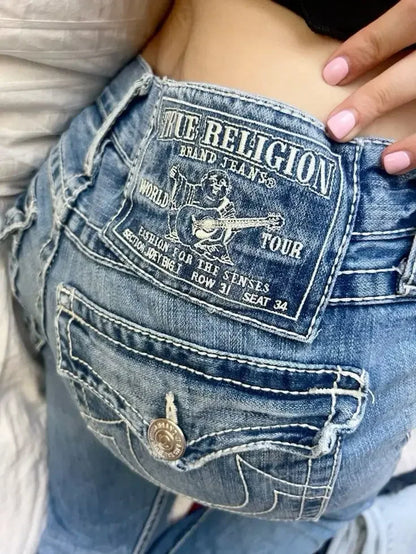 True Religion Blue Denim Jeans