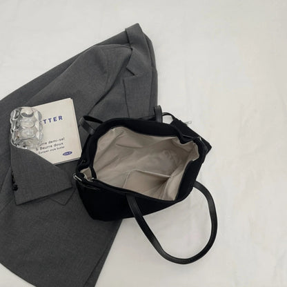 Urban-Inspired PU Suede Tote Bag Minimalist Chic