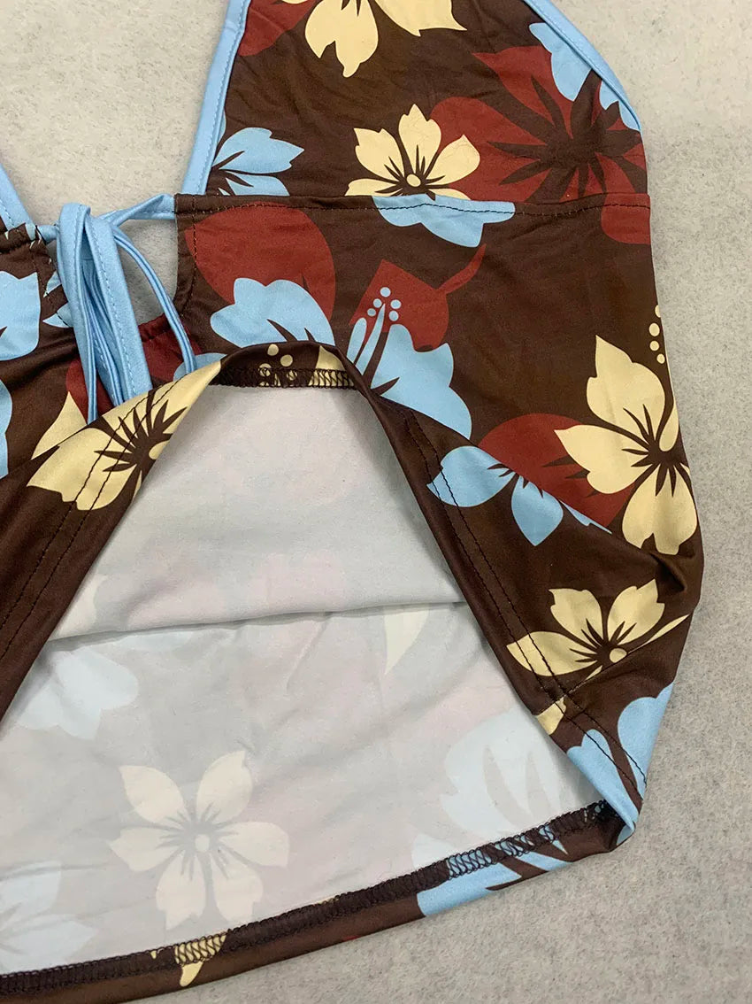 Your Next Beach Escape: Vintage-Inspired Floral Tankini