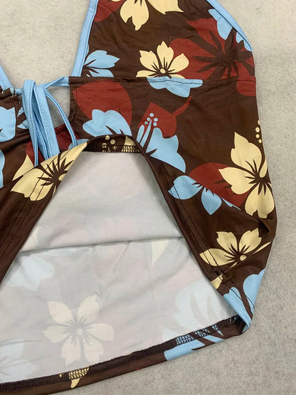 Your Next Beach Escape: Vintage-Inspired Floral Tankini