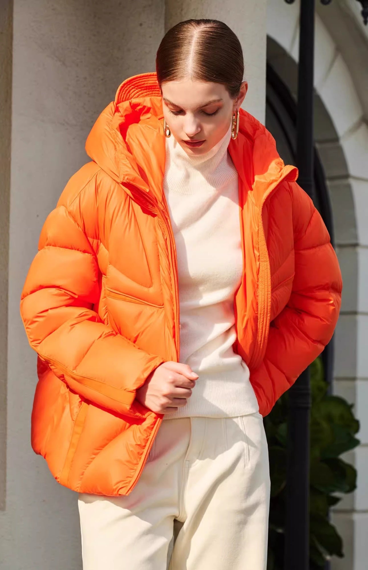 Cold Warrior Womens Hooded Winter Thick Long Down Parka Coat