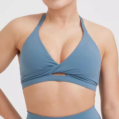 High-Grade Yoga Sports Bras – Shockproof Support & Stylish Design