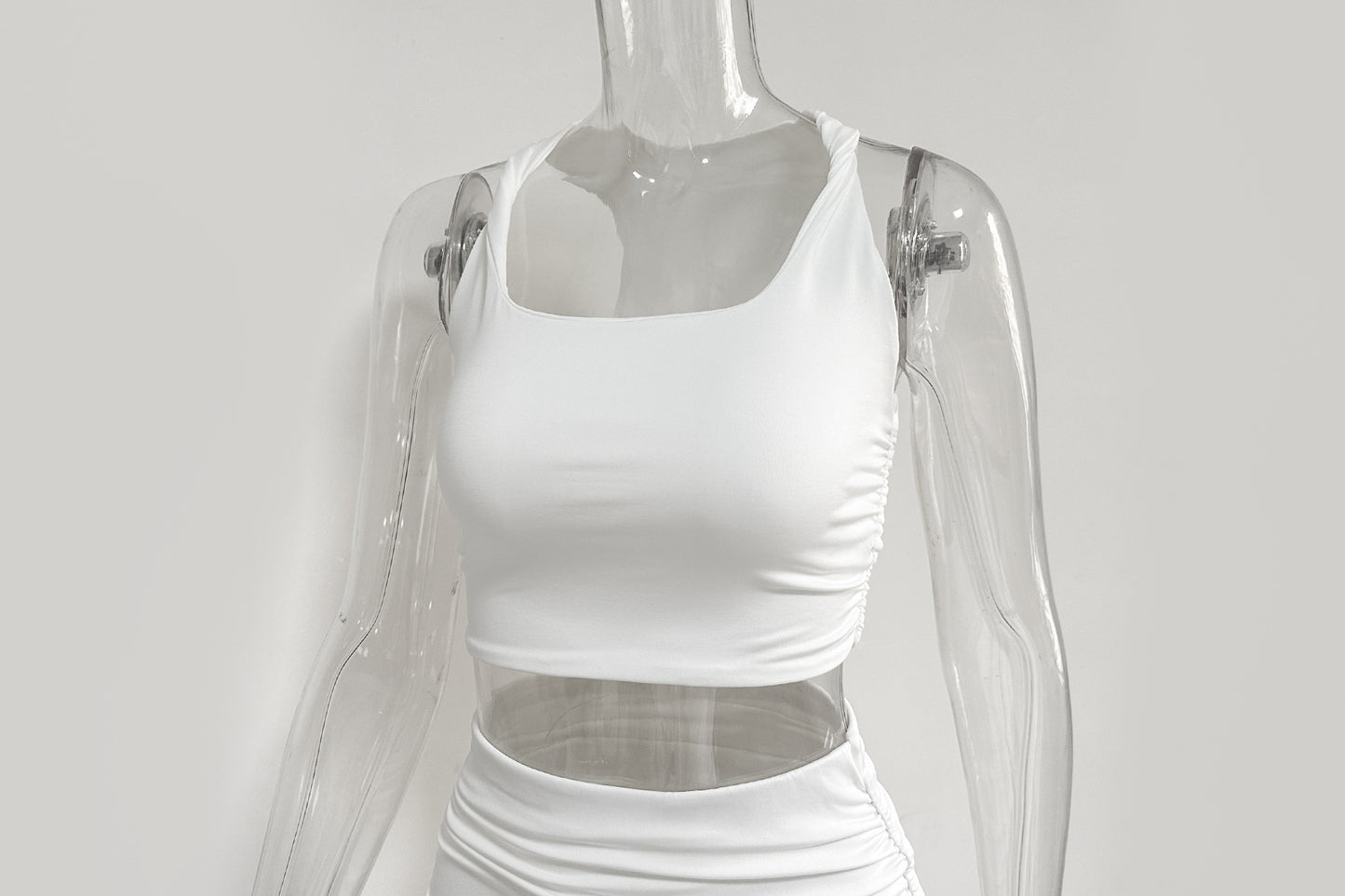 Sleeveless Top & Pleated Hip Skirt Two-Piece Outfit Set | Elegant Summer Vibes Style 2025