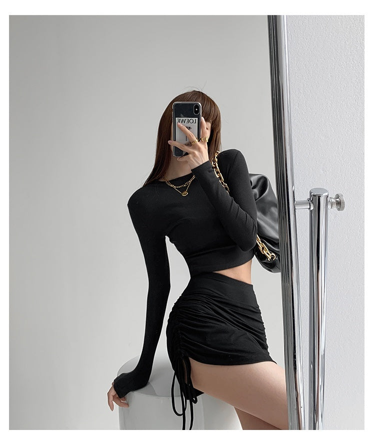 Skirts High Waist Pleated Fitness Skirt Active Trend