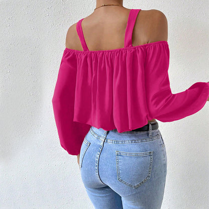 Lantern Sleeve Loose Crop Top – Stylish Summer & Streetwear for Women