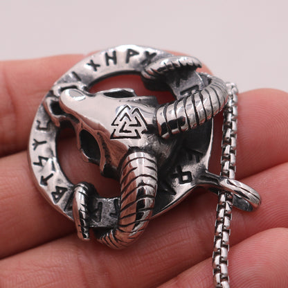 Men Simple 2 5mm Stainless Steel Triangle Pendant