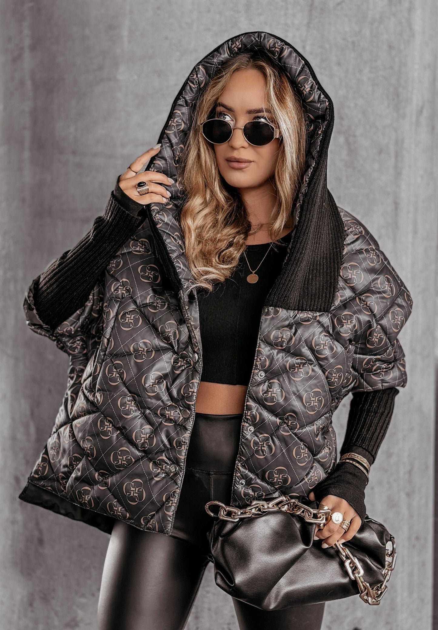 Large Lapel Cotton-Padded Jacket – Coats for Women Winter & Street Style Outfits