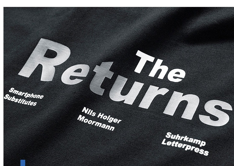 Men's Loose Fit Cotton Cool Hoodies – Sporty Comfort for Spring & Autumn