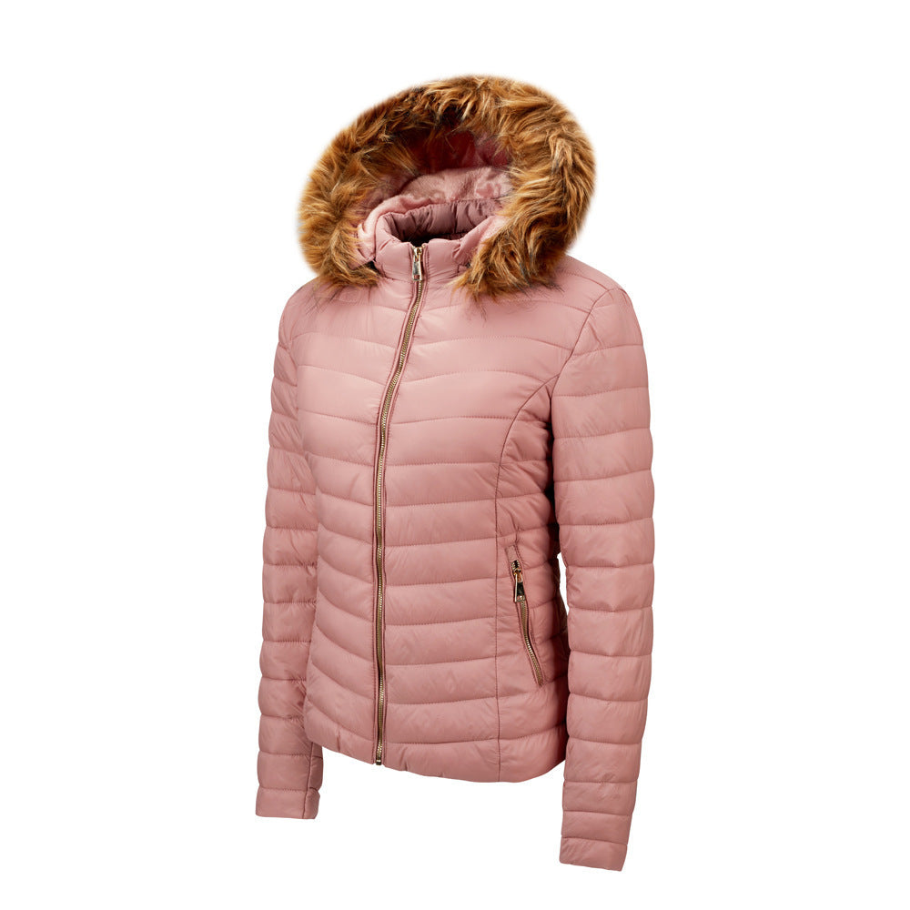 Fur Collar Cotton Puffer Jackets – Coats Outfits Women & Cozy Winter Style