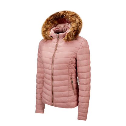Fur Collar Cotton Puffer Jackets – Coats Outfits Women & Cozy Winter Style