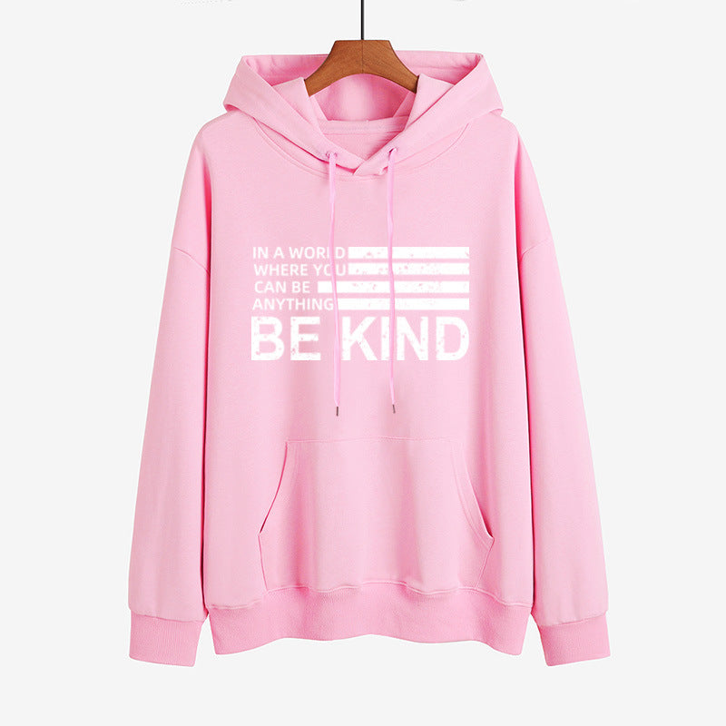 Bible Be Kind Hoodie – Cozy Faith-Inspired Fleece for Women