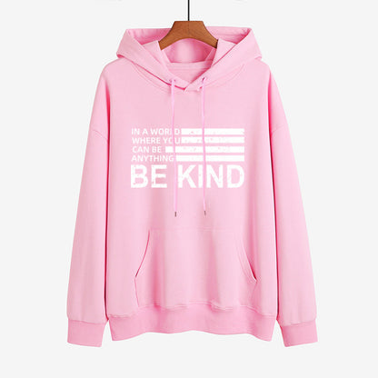 Bible Be Kind Hoodie – Cozy Faith-Inspired Fleece for Women