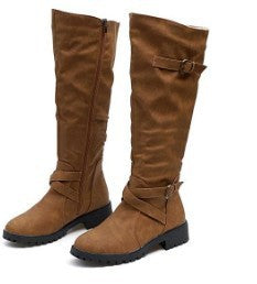 Elegant Long Suede Fashion Boots for Women | High Shaft Statement Winter Boots
