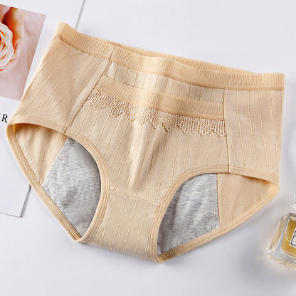 High-Waist Menstrual Panties – Plus Size Period Briefs with Breathable Modal Fabric & Full Coverage Comfort
