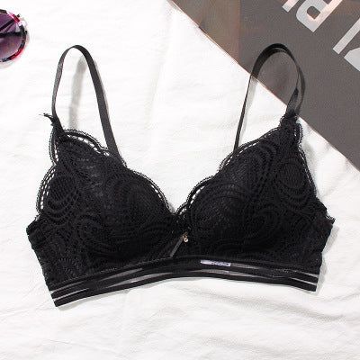 Unwired Push-Up Bra Top – Lace Elegance & Comfortable Support