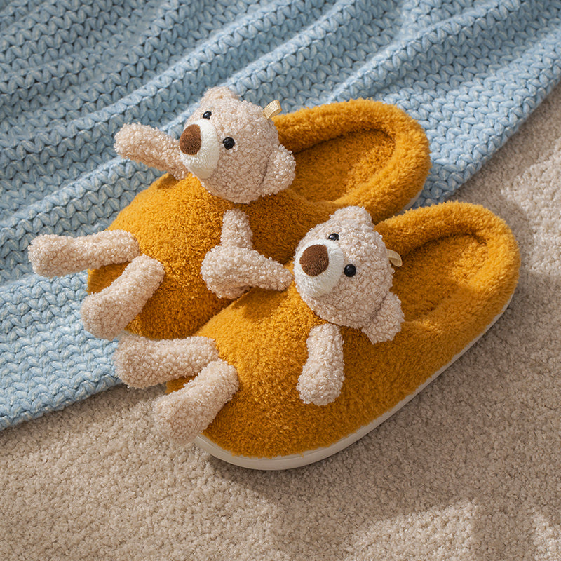 Women S Warm Plush Indoor Slippers Soft Anti Slip House Shoes For Autumn Winter