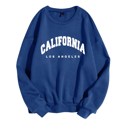 Womens California State Autumn Plush Sweatshirts