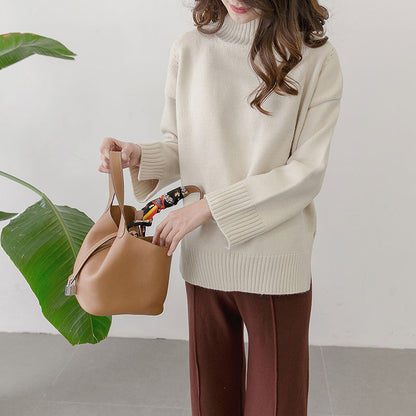 Korean Fashion Turtleneck High Quality Sweaters