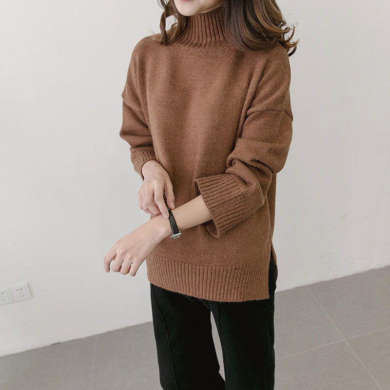 Korean Fashion Turtleneck High Quality Sweaters
