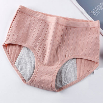 High-Waist Menstrual Panties – Plus Size Period Briefs with Breathable Modal Fabric & Full Coverage Comfort