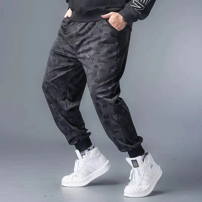 Casual 8xl Plus Size Zip Pockets Cotton Men Sweatspants