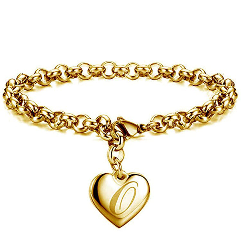 Womens Stainless Steel Gold Silver Link Bracelet