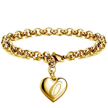 Womens Stainless Steel Gold Silver Link Bracelet
