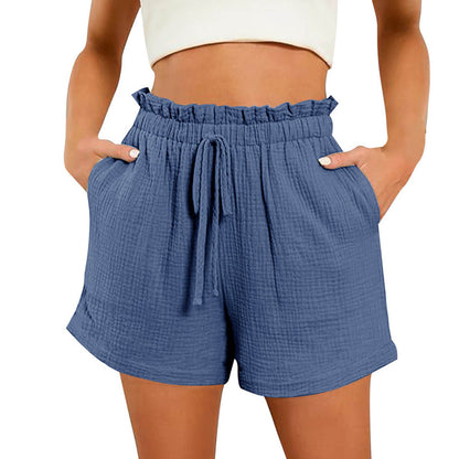 Breezy Chic & Comfy Summer Cotton Shorts Women – Casual Summer Outfit