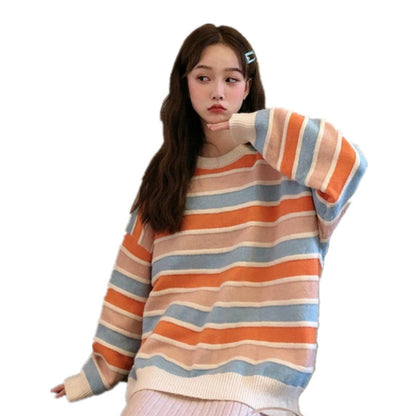 New Multi Color Striped Winter Sweaters